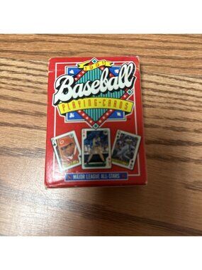 Vtg 1991 Baseball Deck of Playing Cards MLB Made USA 56 All-Star Players No. 286